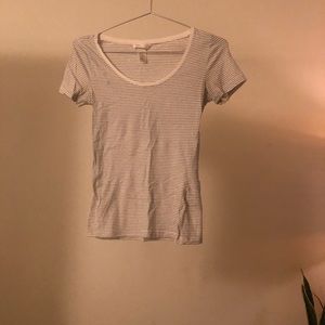 3/$30 Black and White Thin Stripe Basic Nautical